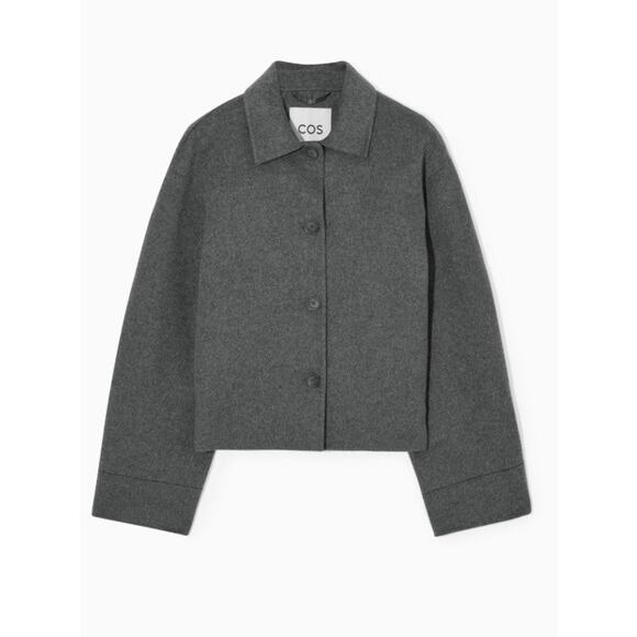 COS Jackets & Blazers - Cos Boxy fit Double faced Wool Jacket - M Gray